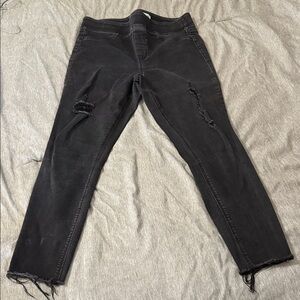 Old Navy Black Rockstar Super Skinny Jeggings